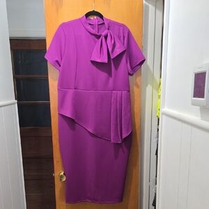 Elegant Purple Women's Dress